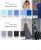 Креп стрейч Амузен 14-4122, 85 гр/м2, шир.150см, цвет голубой - купить в Саратове. Цена 148.37 руб.
