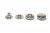 Кнопка металлическая "Альфа" с пружиной, 15 мм (уп. 720+/-20 шт), цвет никель - купить в Саратове. Цена: 1 466.73 руб.