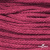 Шнур плетеный d-6 мм, 70% хлопок 30% полиэстер, уп.90+/-1 м, цв.1068-фуксия - купить в Саратове. Цена: 588 руб.
