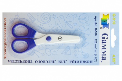Ножницы G-510 детские 123 мм - купить в Саратове. Цена: 137.45 руб.