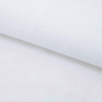 Флис DTY 240 г/м2, White/белый, 150 см (2,77м/кг) - купить в Саратове. Цена 640.46 руб.