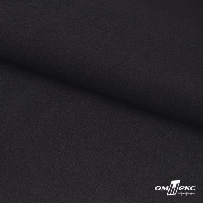 Трикотажное полотно "Монне" 100% полиэстр, 152см, 350 г/м2, чёрный, м - купить в Саратове. Цена 385 руб.