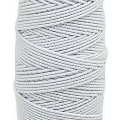 Нитка - резинка Спандекс 25 м (уп-10шт)-белые - купить в Саратове. Цена: 35.65 руб.