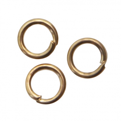 Кольцо  соединительное для бижутерии 4 мм, цв.-золото - купить в Саратове. Цена: 0.41 руб.