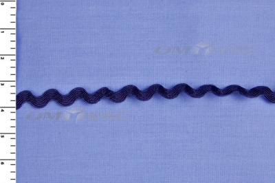 Тесьма плетеная "Вьюнчик"/т.синий - купить в Саратове. Цена: 48.03 руб.