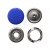 Кнопка рубашечная (закрытая) 9,5мм - эмаль, цв.168 - голубой - купить в Саратове. Цена: 4.77 руб.