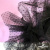 Евро-фатин горох, 100% полиэфир, 15 г/м2, 150 см. 16-167/черный - купить в Саратове. Цена 241.13 руб.