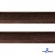 Кант атласный 074, шир. 12 мм (в упак. 65,8 м), цвет коричневый - купить в Саратове. Цена: 237.16 руб.