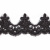 Сутажное кружево «Алансон»  на сетке (бисер) XDH3235, шир.60 мм, (уп. 9,14 м ), цв.-черный - купить в Саратове. Цена: 2 134.73 руб.