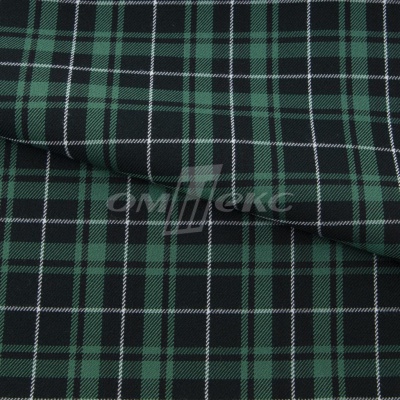 Ткань костюмная Клетка 25577, т.зеленый/зеленый./ч/бел, 230 г/м2, шир.150 см - купить в Саратове. Цена 539.74 руб.
