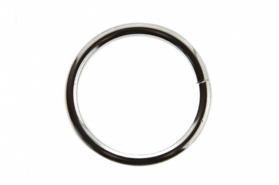 Кольцо металлическое d-3 х 32 мм, цв.-никель - купить в Саратове. Цена: 3.92 руб.