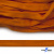 Шнур плетеный (плоский) d-12 мм, (уп.90+/-1м), 100% полиэстер, цв.267 - оранжевый - купить в Саратове. Цена: 8.62 руб.