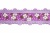 Тесьма декоративная 0385-6169, шир. 25 мм/уп. 22,8+/-1 м, цвет 01-фиолетовый - купить в Саратове. Цена: 387.43 руб.