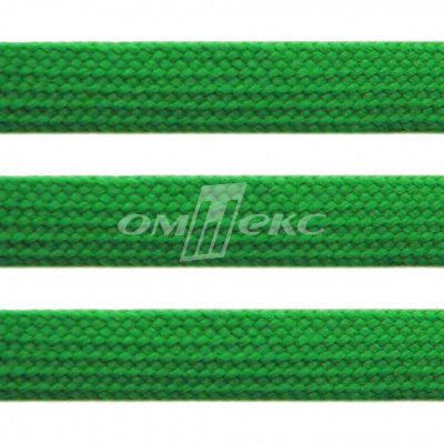 Шнур 15мм плоский (100+/-1м) №16 зеленый - купить в Саратове. Цена: 10.21 руб.