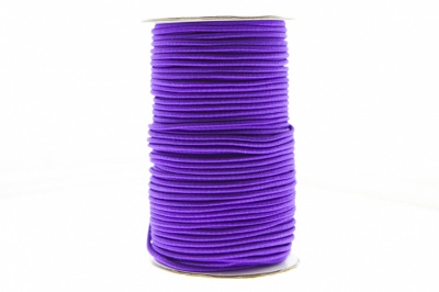 0370-1301-Шнур эластичный 3 мм, (уп.100+/-1м), цв.175- фиолет - купить в Саратове. Цена: 464.31 руб.