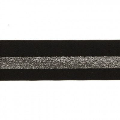#2/6-Лента эластичная вязаная с рисунком шир.52 мм (45,7+/-0,5 м/бобина) - купить в Саратове. Цена: 69.33 руб.