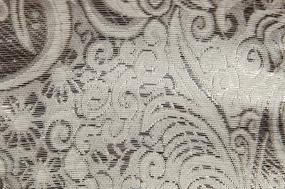 Ткань костюмная жаккард №10, 140 гр/м2, шир.150см, цвет св.серебро - купить в Саратове. Цена 383.29 руб.