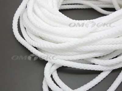 Шнур 1с35 4 мм крупное плетение 200 м белый - купить в Саратове. Цена: 1.10 руб.
