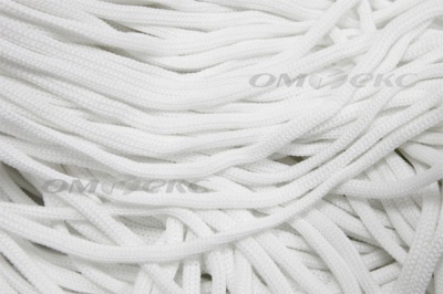 Шнур Т-02 (4с2) мелкое плетение 4мм 100 м белый - купить в Саратове. Цена: 2.50 руб.