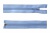 Спиральная молния Т5 351, 75 см, автомат, цвет св.голубой - купить в Саратове. Цена: 16.28 руб.