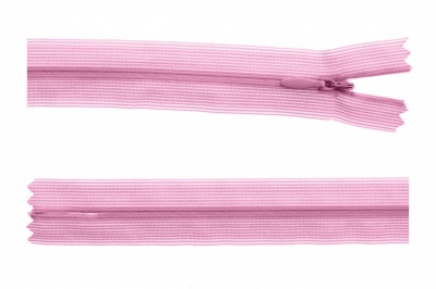 Молния потайная Т3 513, 50 см, капрон, цвет св.розовый - купить в Саратове. Цена: 8.62 руб.