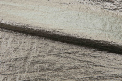 Текстильный материал "Диско"#1805 с покрытием РЕТ, 40гр/м2, 100% полиэстер, цв.6-тем.серебро - купить в Саратове. Цена 412.36 руб.
