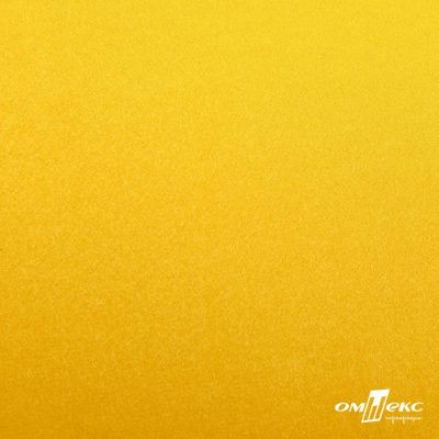 Поли креп-сатин 13-0859, 125 (+/-5) гр/м2, шир.150см, цвет жёлтый - купить в Саратове. Цена 155.57 руб.