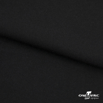 Ткань костюмная "Матте" 80% P, 16% R, 4% S, 170 г/м2, шир.150 см, цв-черный #1 - купить в Саратове. Цена 372.90 руб.