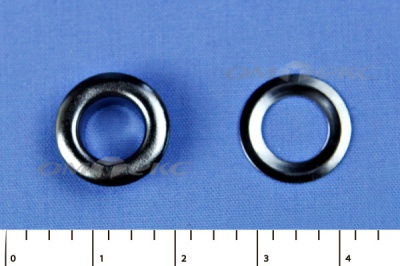 Люверсы металлические, блочка/кольцо, №5 (8 мм) упак.1000 шт- цв.никель - купить в Саратове. Цена: 392 руб.