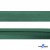 Косая бейка атласная "Омтекс" 15 мм х 132 м, цв. 056 темный зеленый - купить в Саратове. Цена: 225.81 руб.