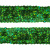 Тесьма с пайетками D4, шир. 20 мм/уп. 25+/-1 м, цвет зелёный - купить в Саратове. Цена: 778.19 руб.