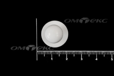 Пуговица поварская "Пукля", 10 мм, цвет белый - купить в Саратове. Цена: 2.28 руб.