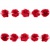 Тесьма плетеная "Рюш", упак. 9,14 м, цвет красный - купить в Саратове. Цена: 46.82 руб.