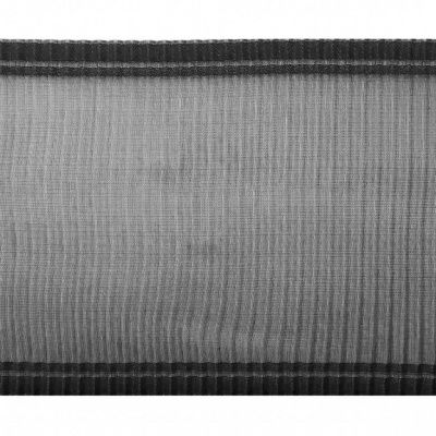 Лента капроновая "Гофре", шир. 110 мм/уп. 50 м, цвет чёрный - купить в Саратове. Цена: 24.99 руб.