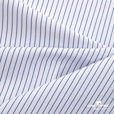 Ткань сорочечная Ронда, 115 г/м2, 58% пэ,42% хл, шир.150 см, цв.4-синяя, (арт.114) - купить в Саратове. Цена 306.69 руб.