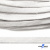 Шнур плетеный d-8 мм плоский, 70% хлопок 30% полиэстер, уп.85+/-1 м, цв.1018-белый - купить в Саратове. Цена: 735 руб.