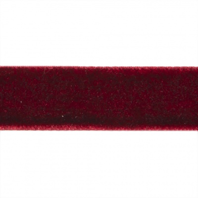 Лента бархатная нейлон, шир.12 мм, (упак. 45,7м), цв.240-бордо - купить в Саратове. Цена: 396 руб.