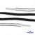 Шнурки #4-27, круглые 130 см, двухцветные (черно/белый) - купить в Саратове. Цена: 47.04 руб.