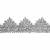 Тесьма металлизированная 0384-0240, шир. 40 мм/уп. 25+/-1 м, цвет серебро - купить в Саратове. Цена: 490.74 руб.