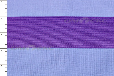 Окантовочная тесьма №0225, шир. 22 мм (в упак. 100 м), цвет фиолет - купить в Саратове. Цена: 271.60 руб.