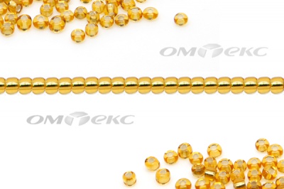 Бисер (SL) 11/0 ( упак.100 гр) цв.22 - золото - купить в Саратове. Цена: 53.34 руб.
