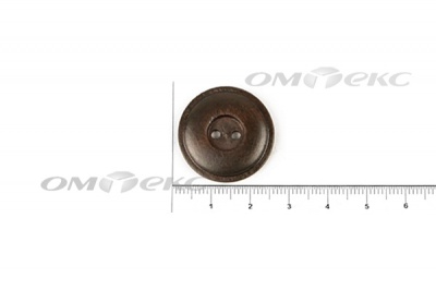 Пуговица деревянная круглая №54 (25мм) - купить в Саратове. Цена: 4.12 руб.