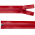 Молния водонепроницаемая PVC Т-7, 60 см, разъемная, цвет (820) красный - купить в Саратове. Цена: 49.39 руб.