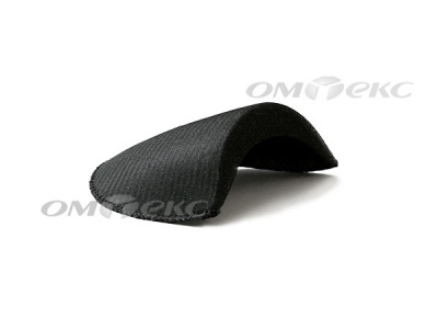 Плечевые накладки OВТ-10, обшитые, цвет чёрный - купить в Саратове. Цена: 17.64 руб.