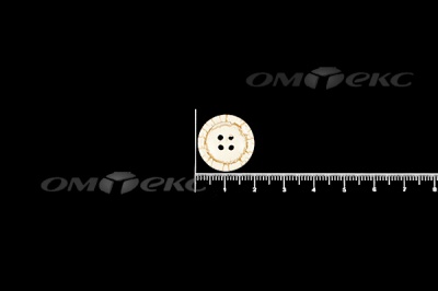 Пуговица деревянная круглая №33 (18мм) - купить в Саратове. Цена: 2.55 руб.