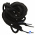 Шнурки #106-09, круглые 130 см, цв.чёрный - купить в Саратове. Цена: 21.92 руб.