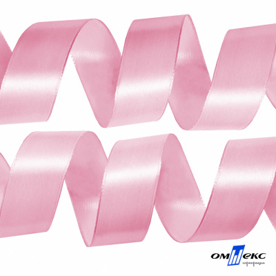 050-нежно-розовый Лента атласная упаковочная (В) 85+/-5гр/м2, шир.50 мм (1/2), 25+/-1 м - купить в Саратове. Цена: 120.46 руб.