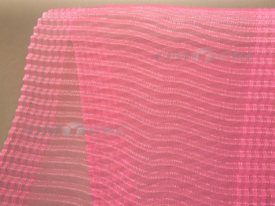 Лента капроновая "Гофре", шир. 110 мм/уп. 50 м, цвет розовый - купить в Саратове. Цена: 35.60 руб.
