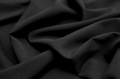 Костюмная ткань с вискозой "Флоренция", 195 гр/м2, шир.150см, цвет чёрный - купить в Саратове. Цена 502.24 руб.