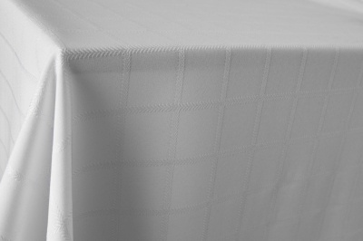 Скатертная ткань 25536/2005, 174 гр/м2, шир.150см, цвет белый - купить в Саратове. Цена 269.46 руб.